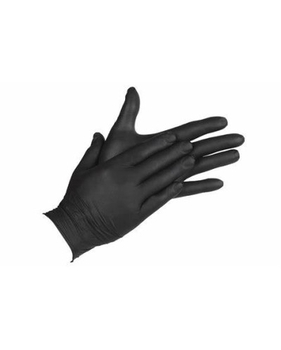 Guantes nitrilo negro  T/XL...