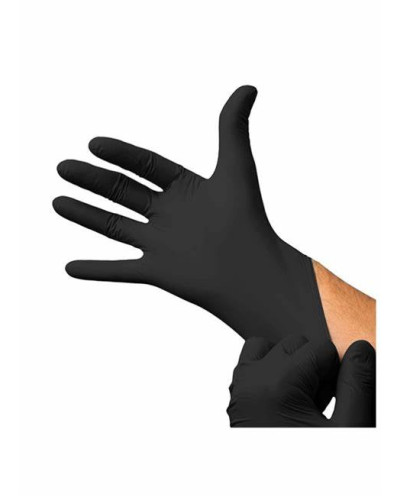 Guantes nitrilo negro  T/L...