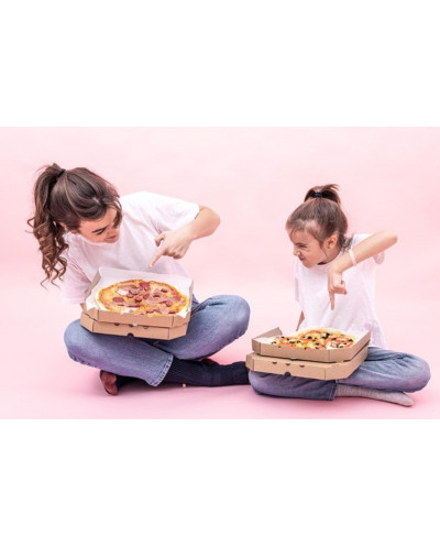 CAJA PIZZA 33X33 KRAFT 100uds